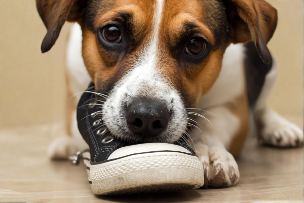 Cão destruindo objetos em casa - principais causas e soluções para comportamento destrutivo canino